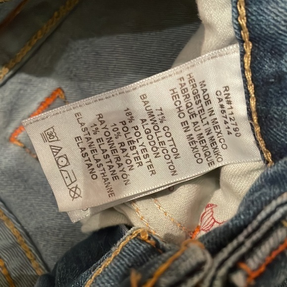 True Religion Denim Blue Jeans. Size 25. Skinny. Excellent condition! - Picture 5 of 5